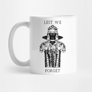 Etched in History: Lest We Forget the Glory of the Roman Empire Mug